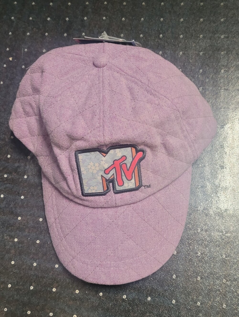 MTV Quilted Lavender Baseball Cap